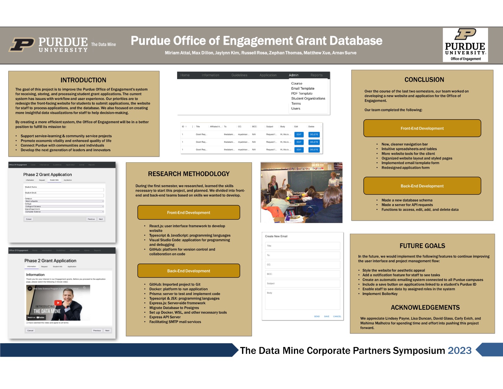 TDM 2023 Purdue Office of Engagement Poster